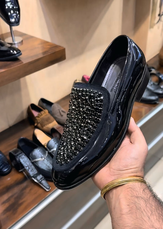 Luxe Edition Diamond Embroidered Moccasins