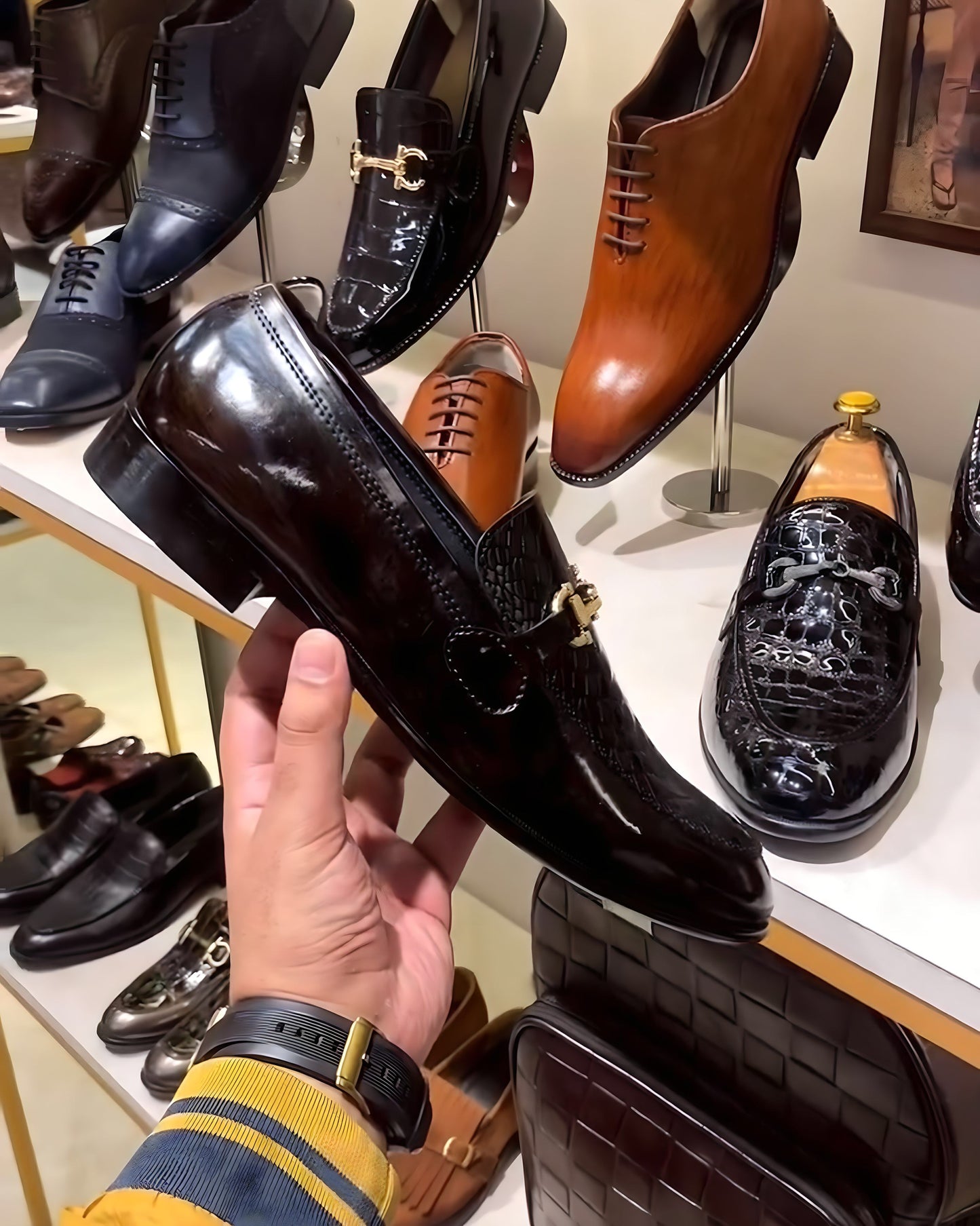 Black-brown Cobra Scaled Moccasins