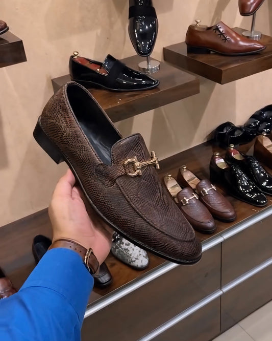 Exotic Brown Snake Scaled Moccasins