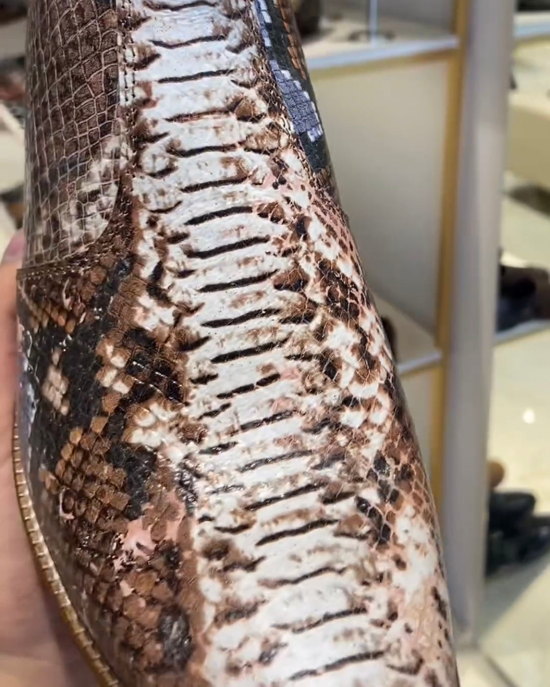 Exotic Python Scaled Cowboy Boots