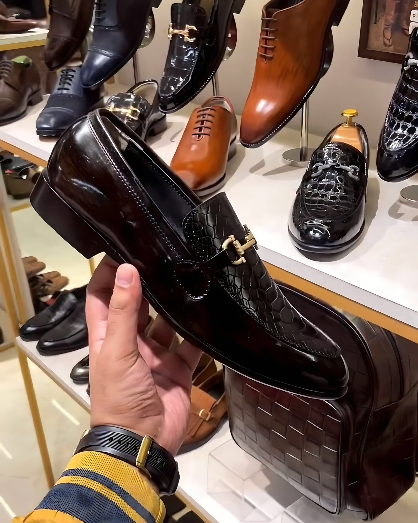 Black-brown Cobra Scaled Moccasins