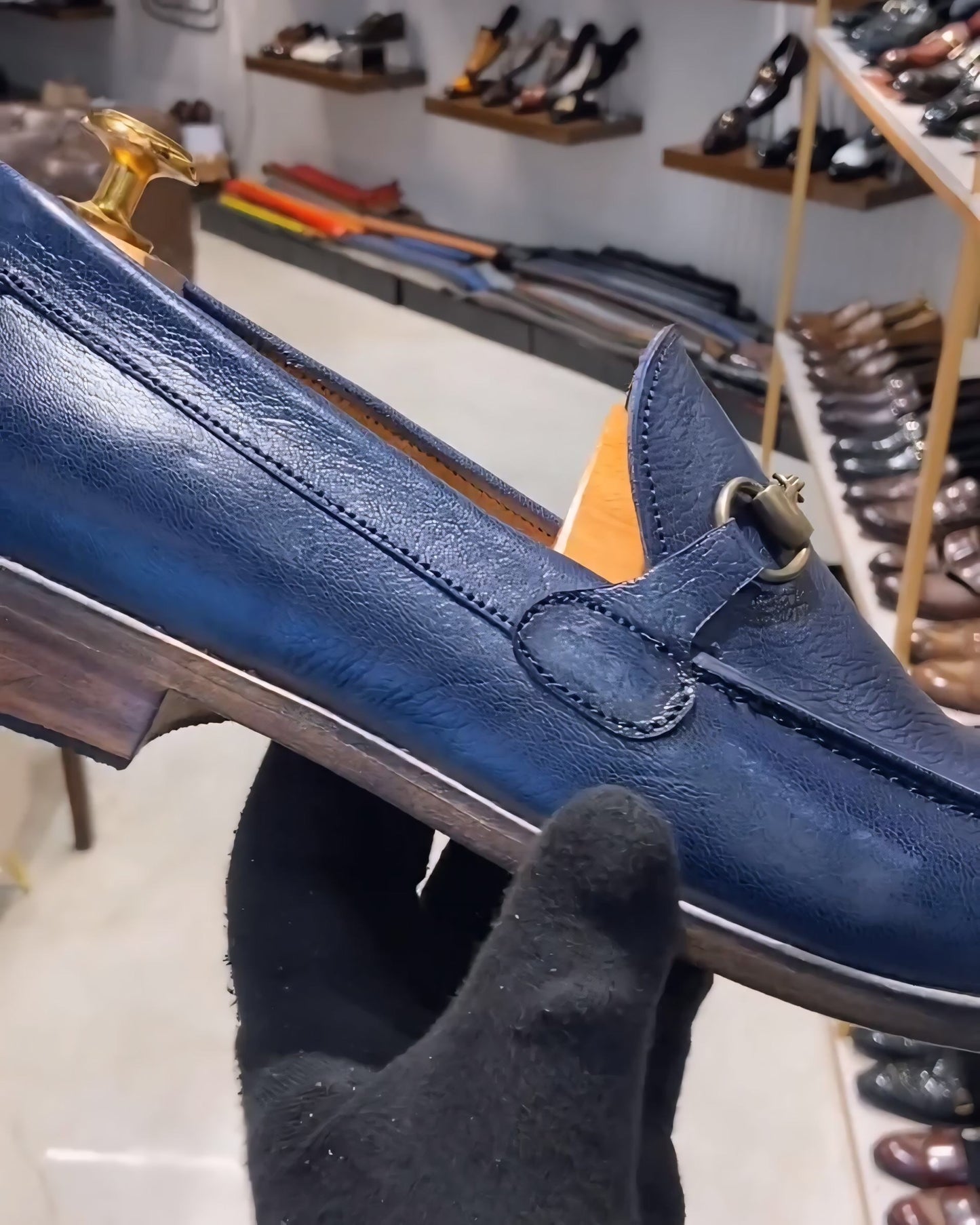 New Horsebit Wood Sole Loafers