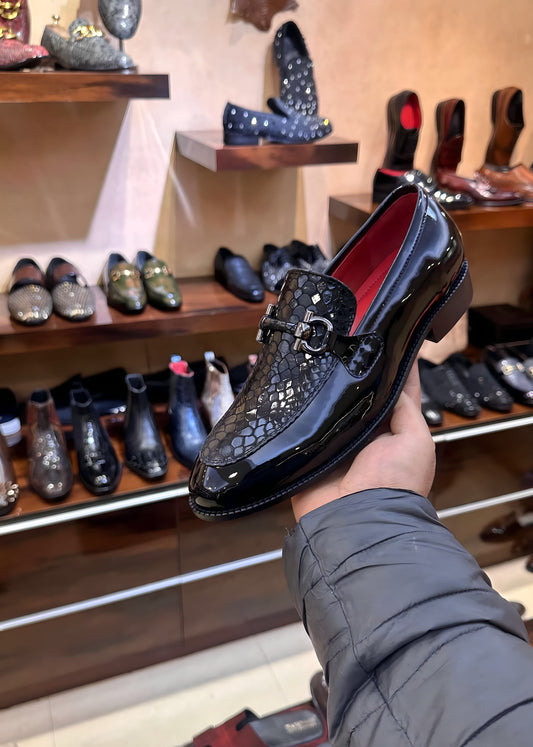 Luxe Edition Spectator Moccasins with Red Interior and Red Bottoms