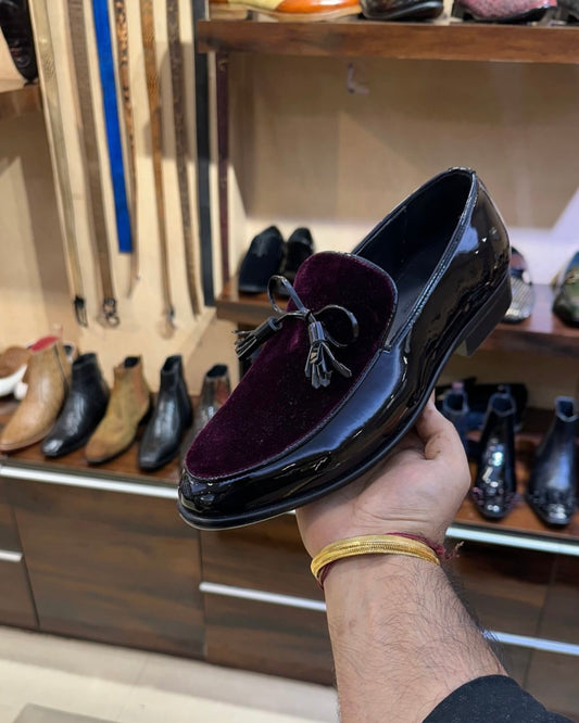 Luxe Edition Velvet Tassel Moccasins