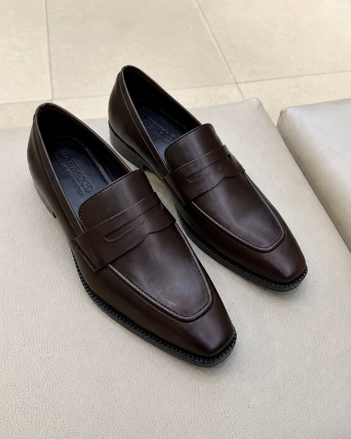Dark Brown Penny Loafers