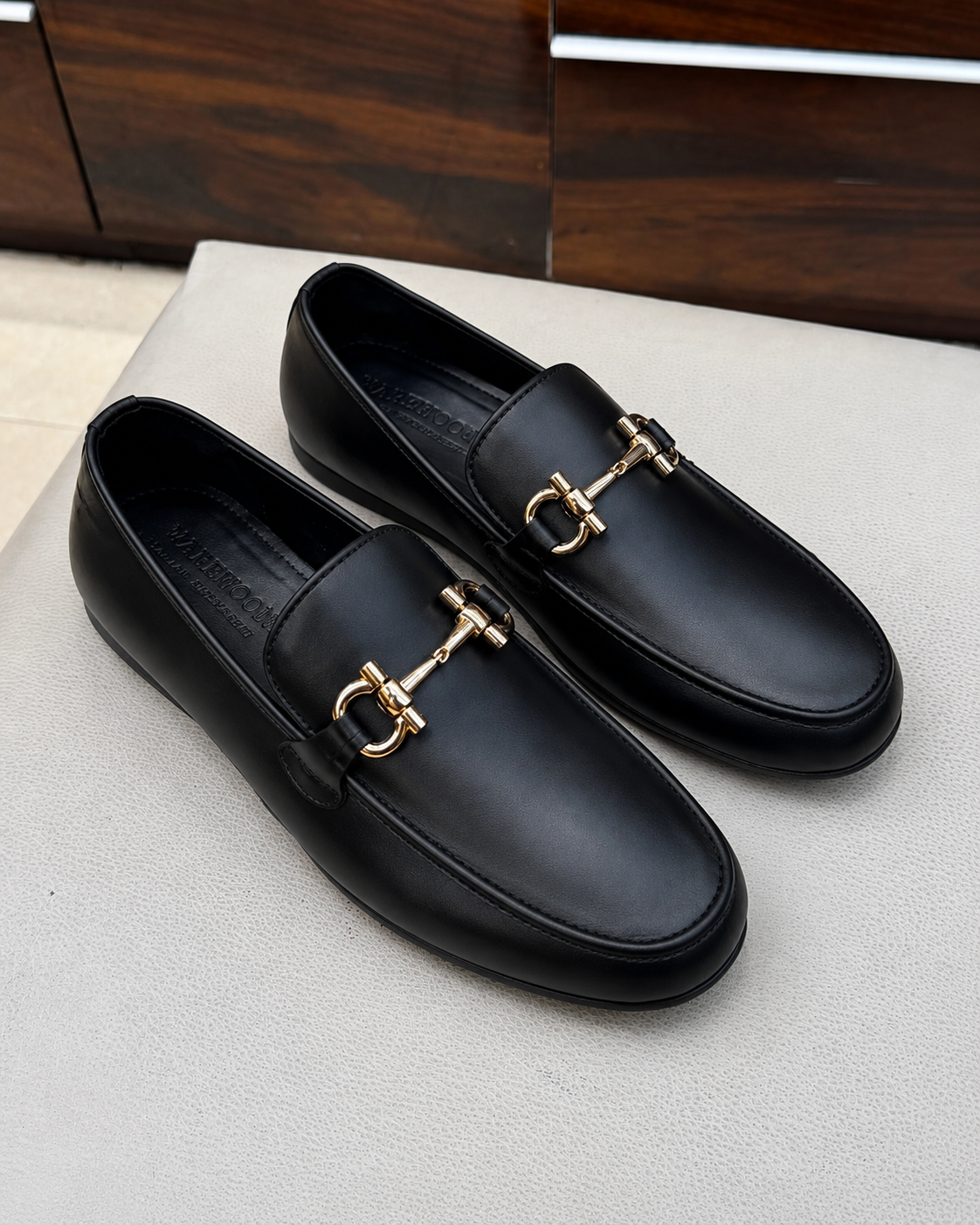 Black Driving Loafers
