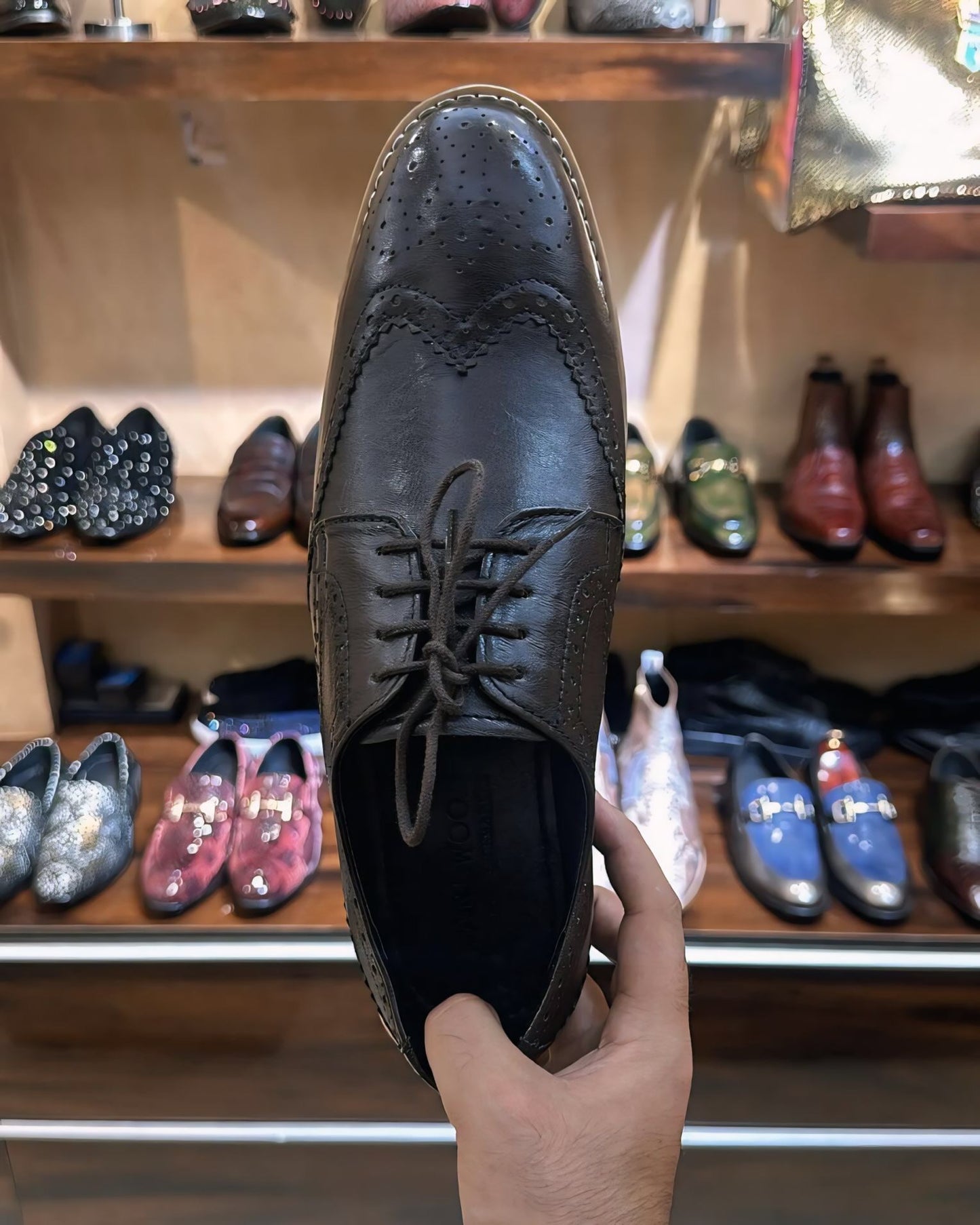 Classic Brown Calf Skin Leather Brogues