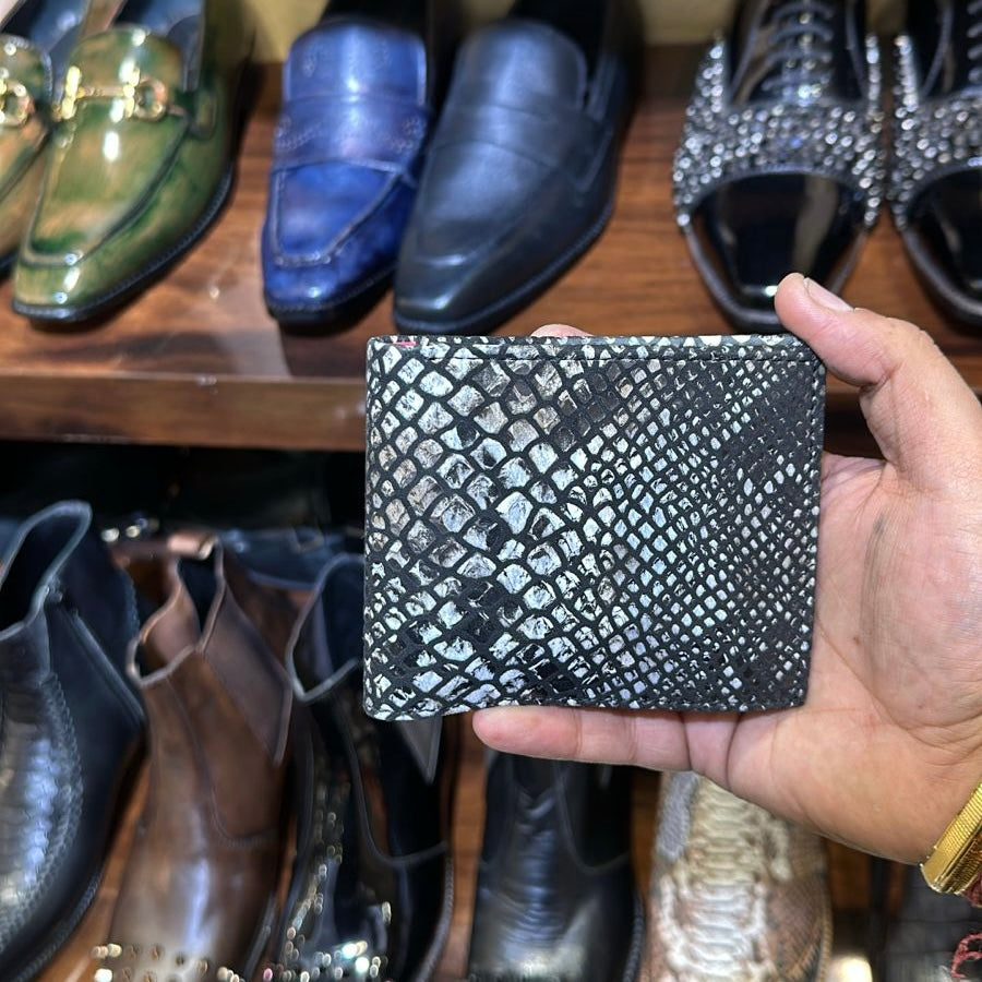 Exotic Grey Snake Wallet