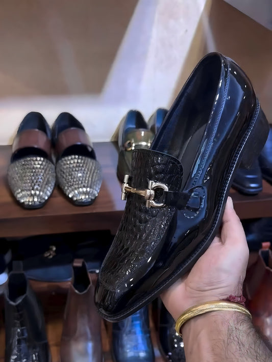 Luxe Edition Patent Baby Croc Spectators