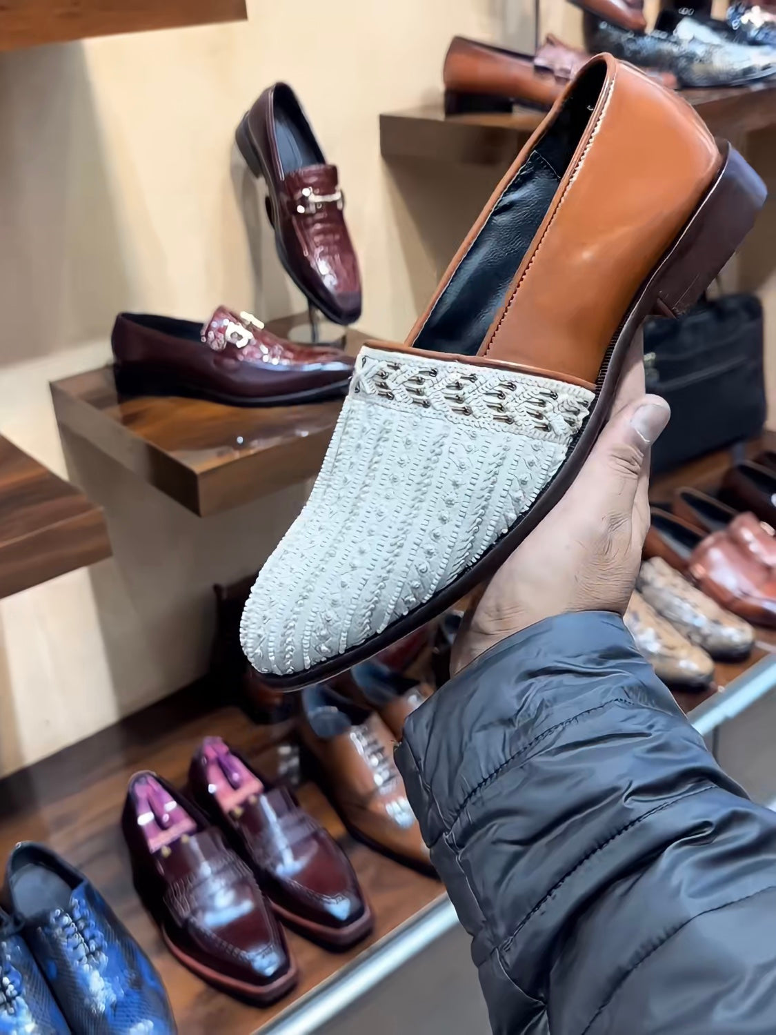 Embroidered Slip-ons