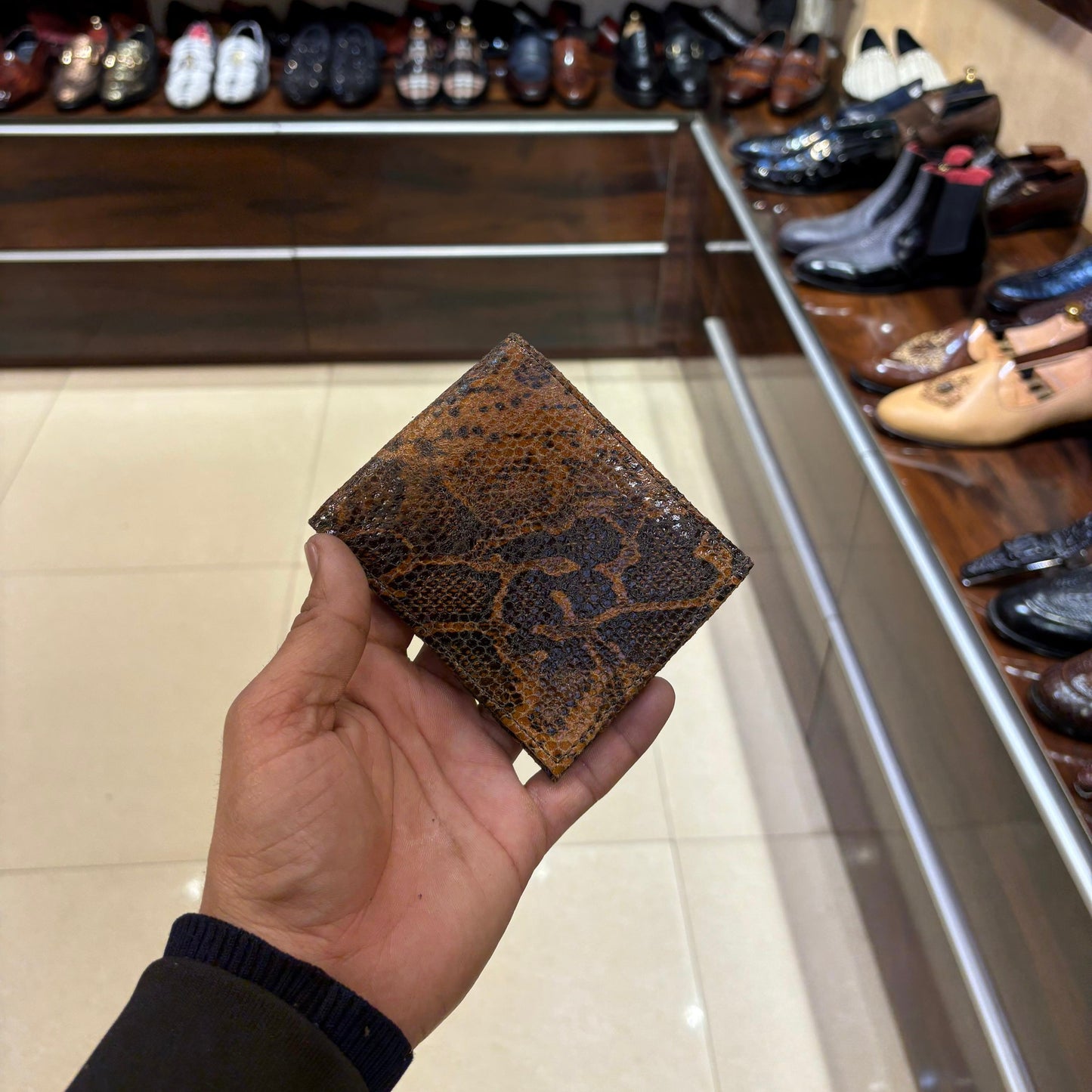 Exotic Orange Snake Wallet