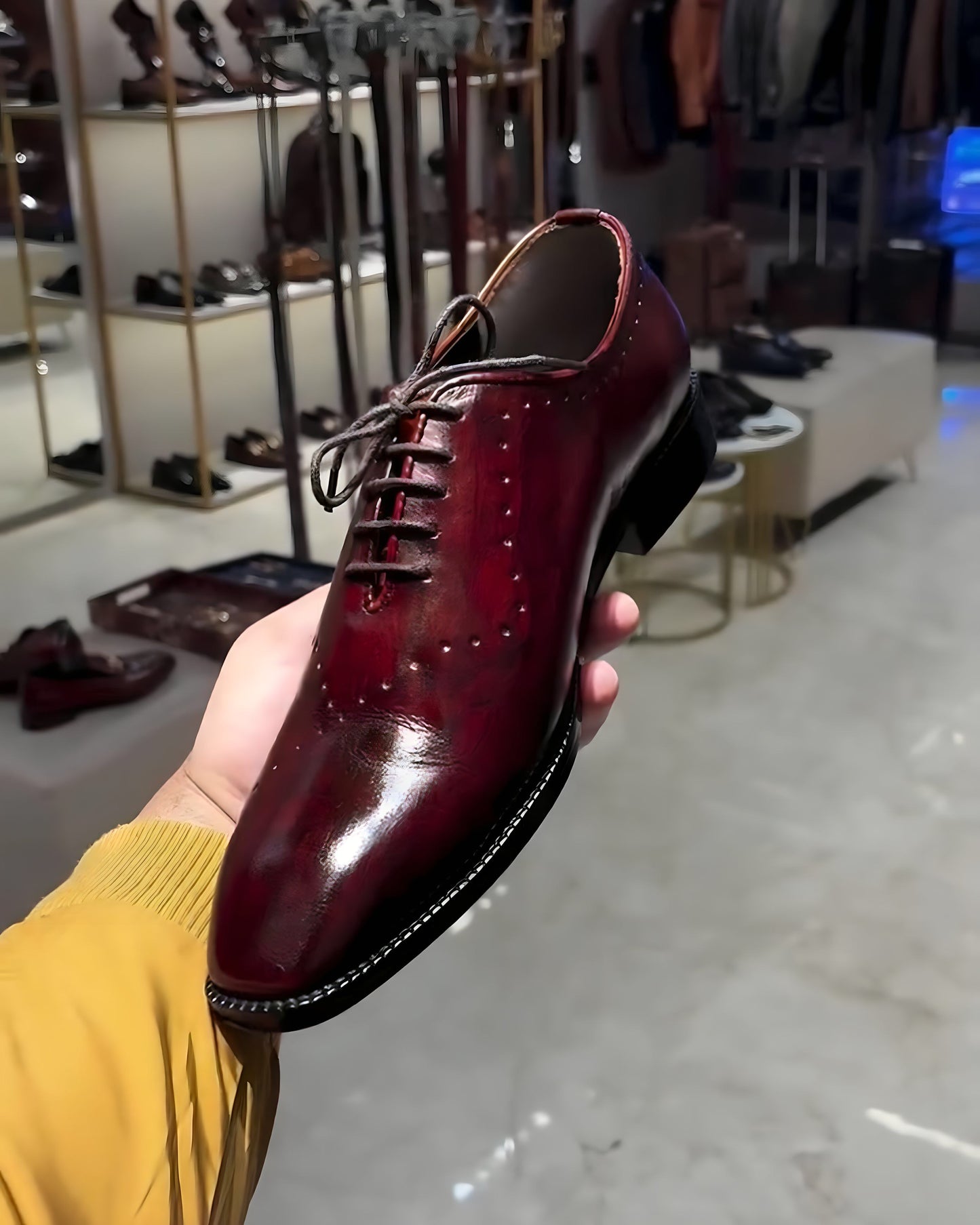 Ox-blood Patina Oxfords