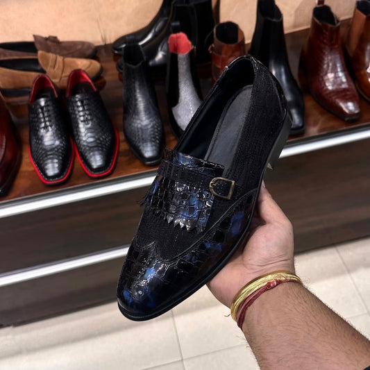 Spectator Fringe Loafers