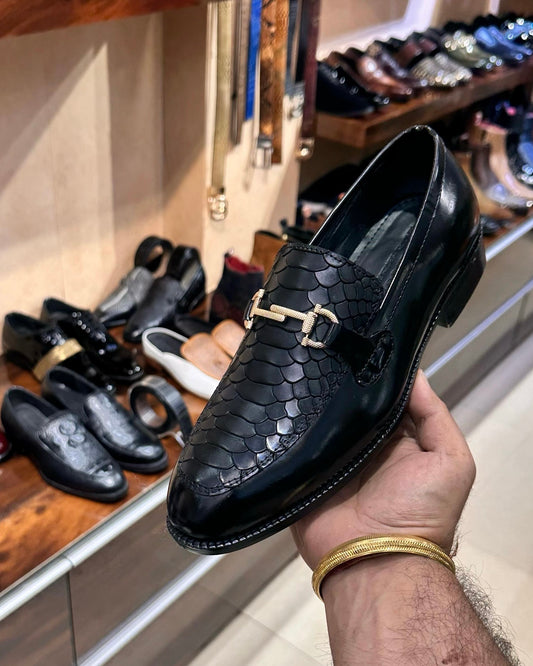 Italian Smooth Calf Cobra Scaled Spectators