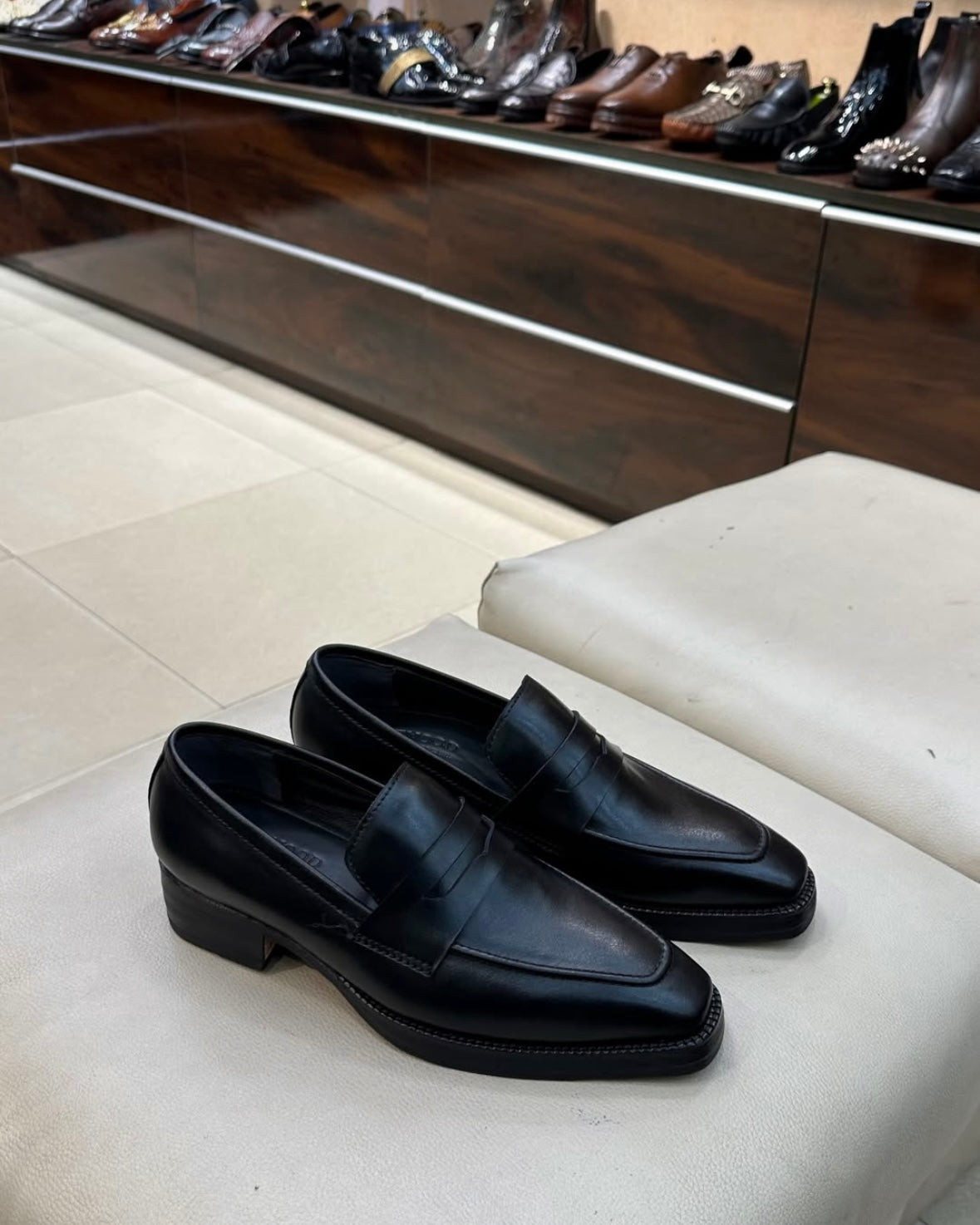 Classic Black Penny Loafers