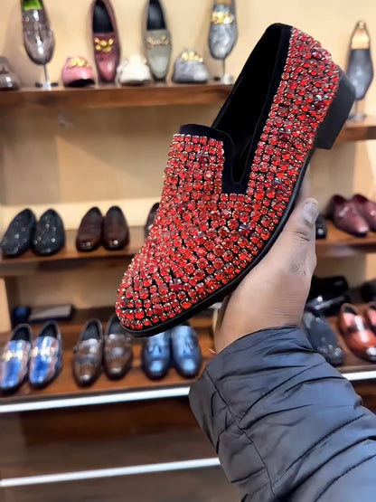 Diamond Studded Moccasins