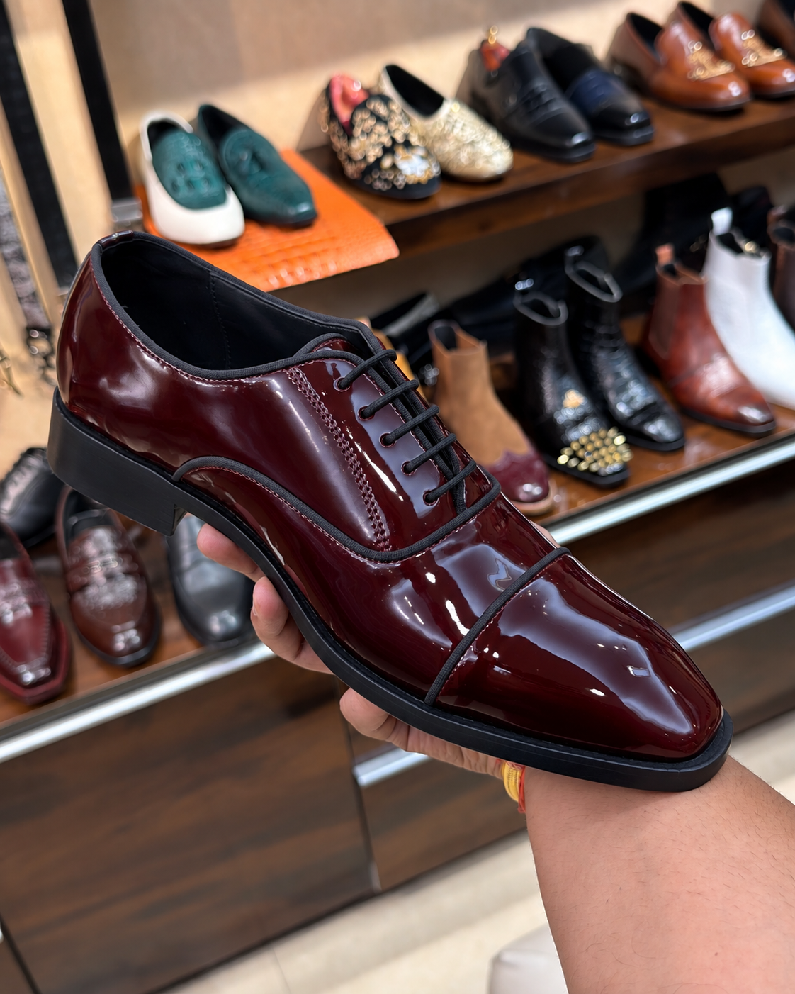 Oxblood Cap Toe Oxfords