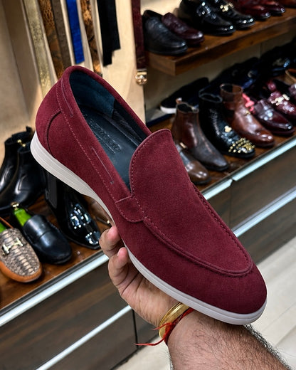 Burgundy Yacht Loafers