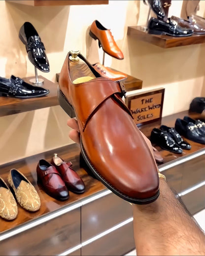 Dark Tan Patina Single Monks