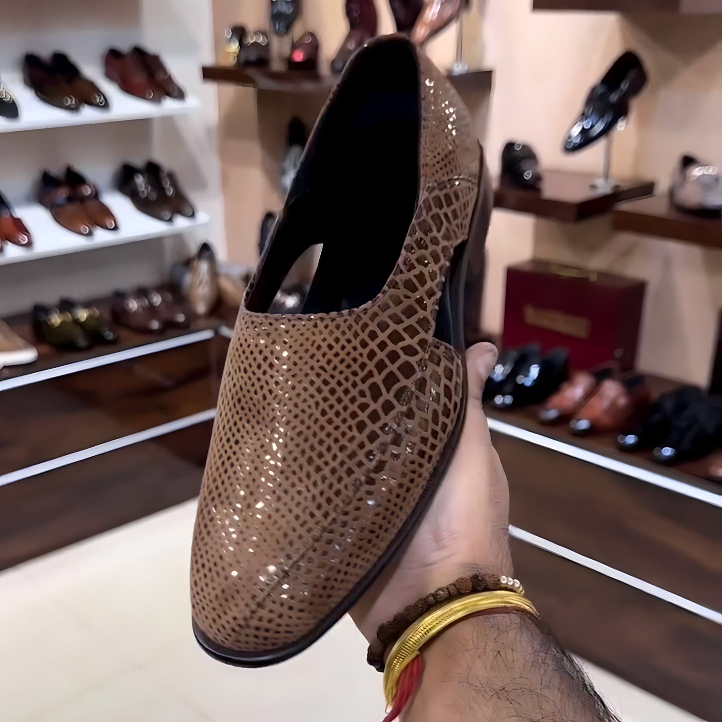 Exotic Dark Beige Snake Peshawaris
