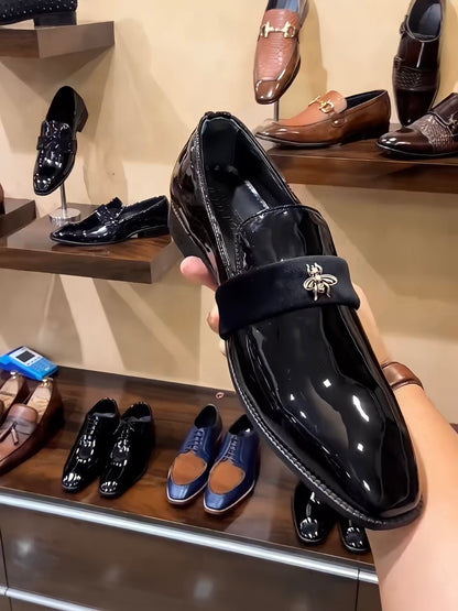 Luxe Edition Velvet Strap Bee Moccasins