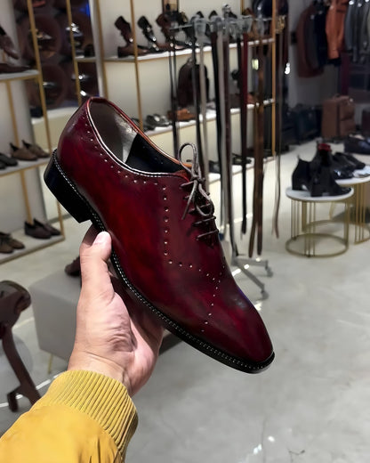 Ox-blood Patina Oxfords