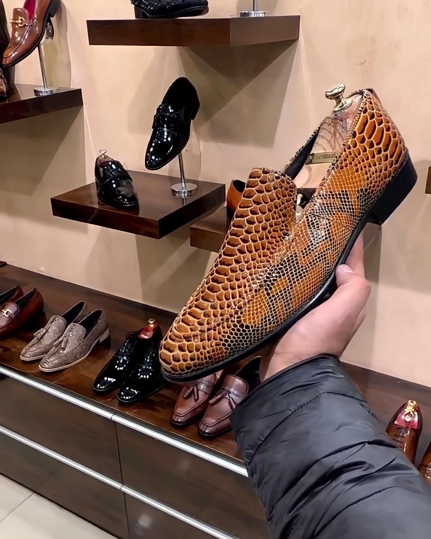 Limited Edition Bloodfire Viper Scaled Moccasins