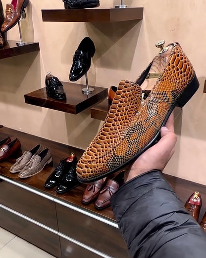 Limited Edition Bloodfire Viper Scaled Moccasins