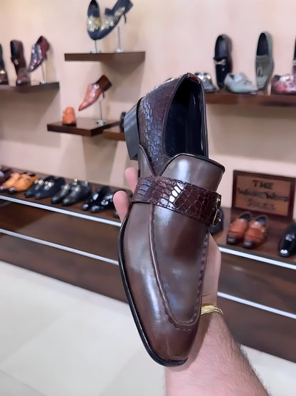 Spectator Buckle Strap Moccasins