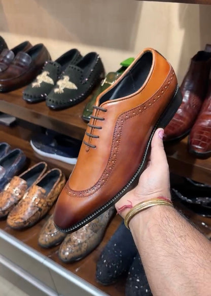 Dual-tone Sidewing Patina Oxfords