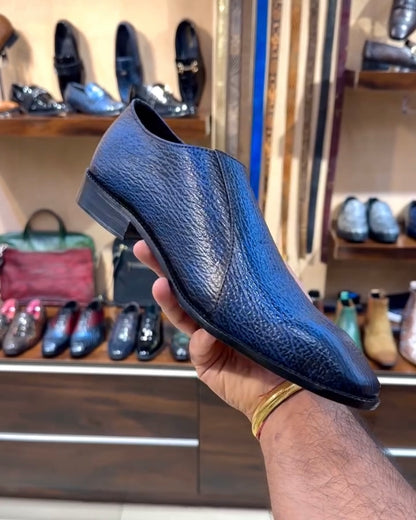 Blue Bison Leather Opanka Monks