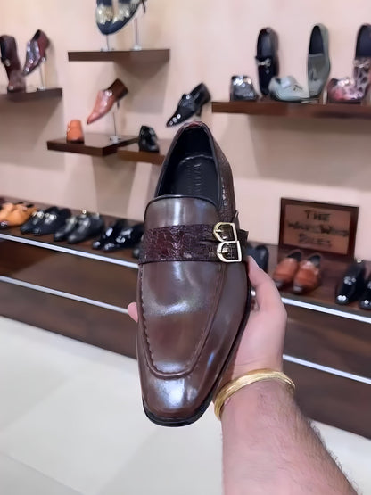 Spectator Buckle Strap Moccasins