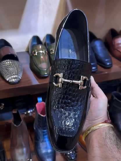 Luxe Edition Patent Baby Croc Spectators