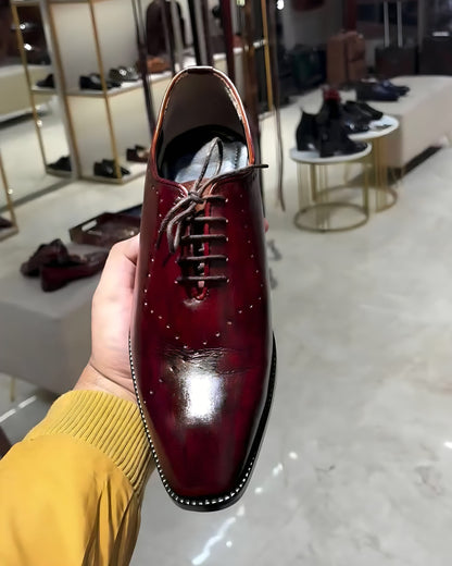 Ox-blood Patina Oxfords