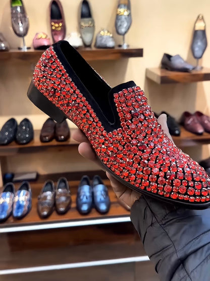 Diamond Studded Moccasins