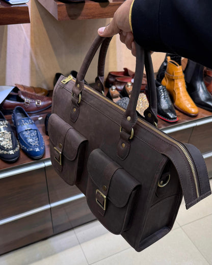 Vintage Brown Business Laptop Bag