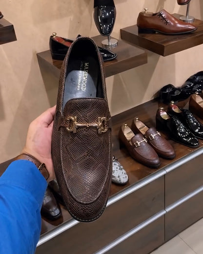 Exotic Brown Snake Scaled Moccasins