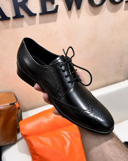 Black Derby Brogues