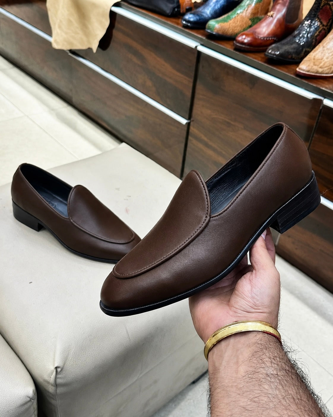 Brown Belgian Loafers