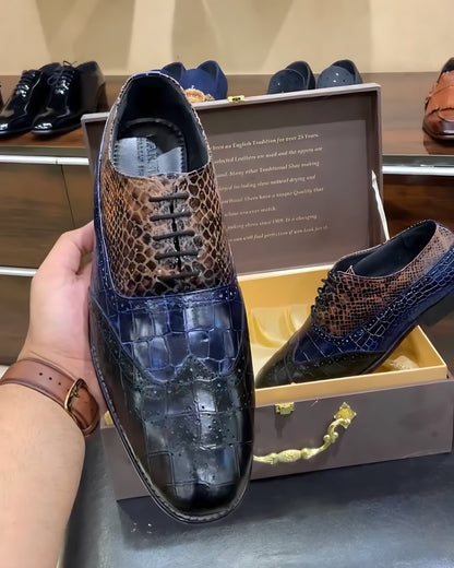 Limited Edition Exotic Wingtip Oxfords