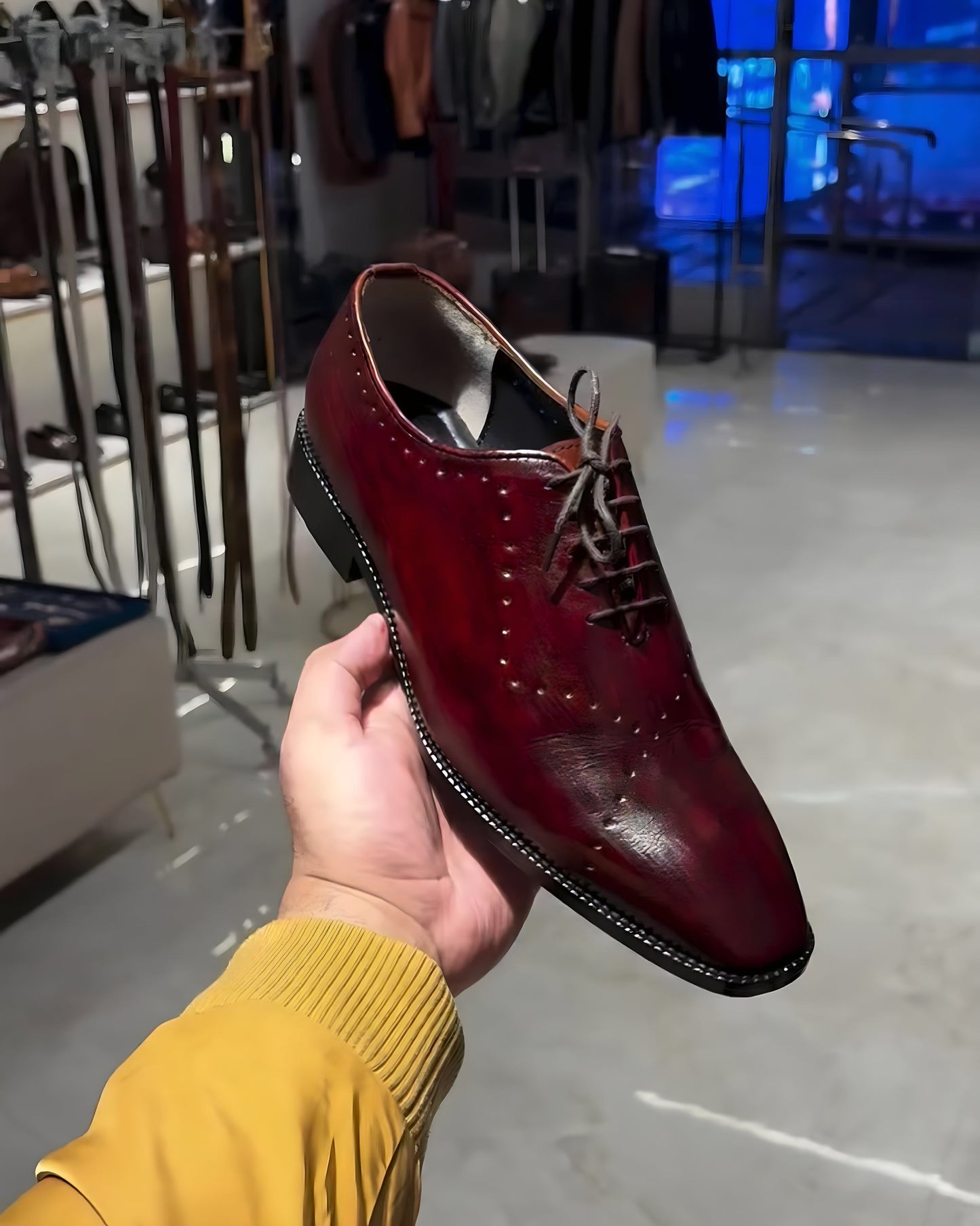 Ox-blood Patina Oxfords