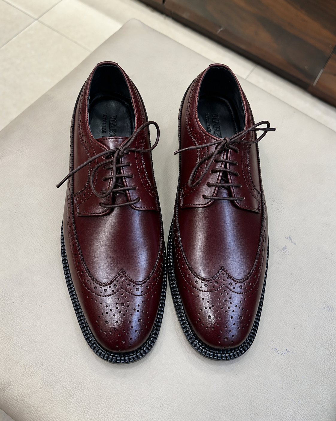 Burgundy Brogues
