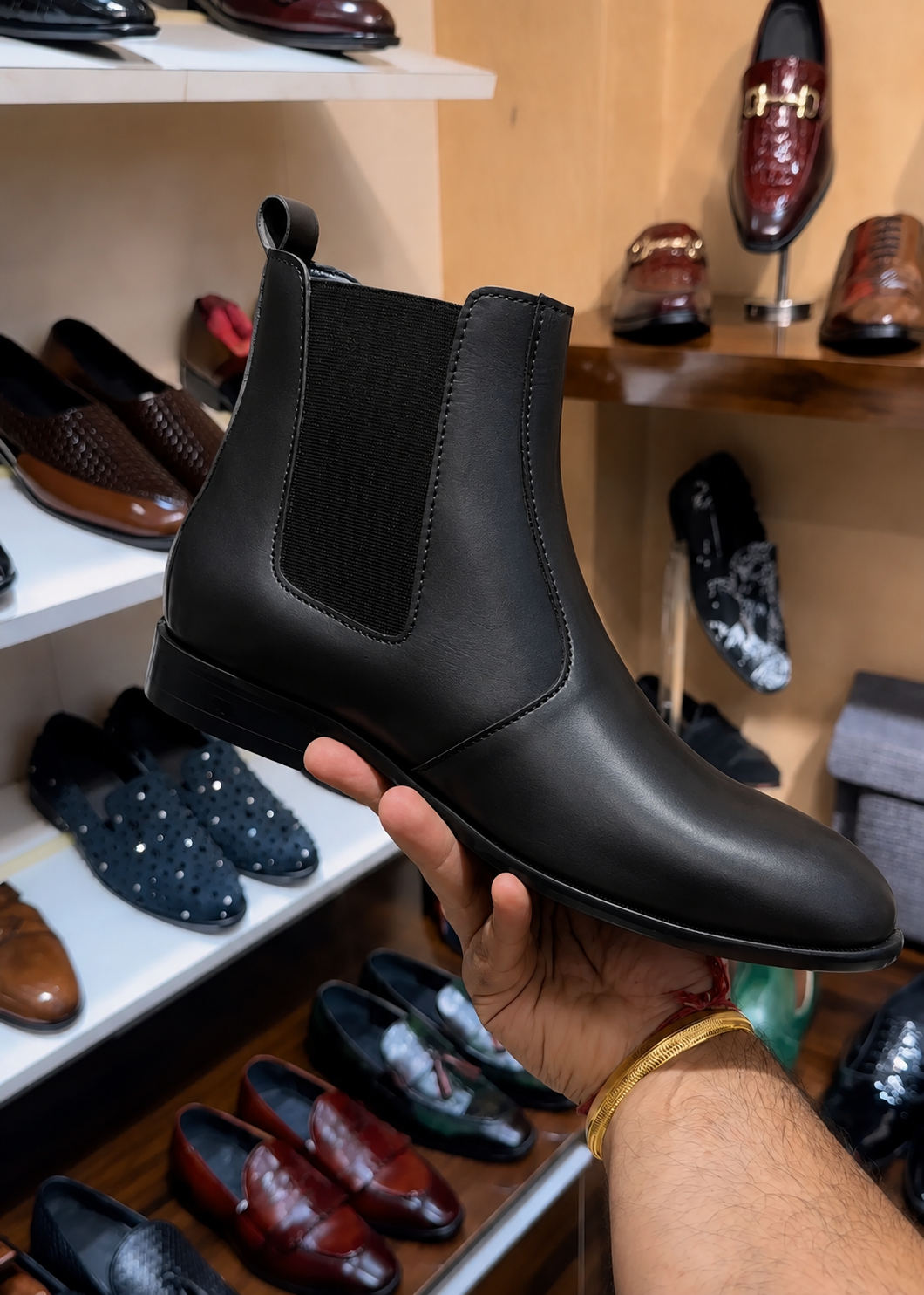 Matte Black Chelsea Boots