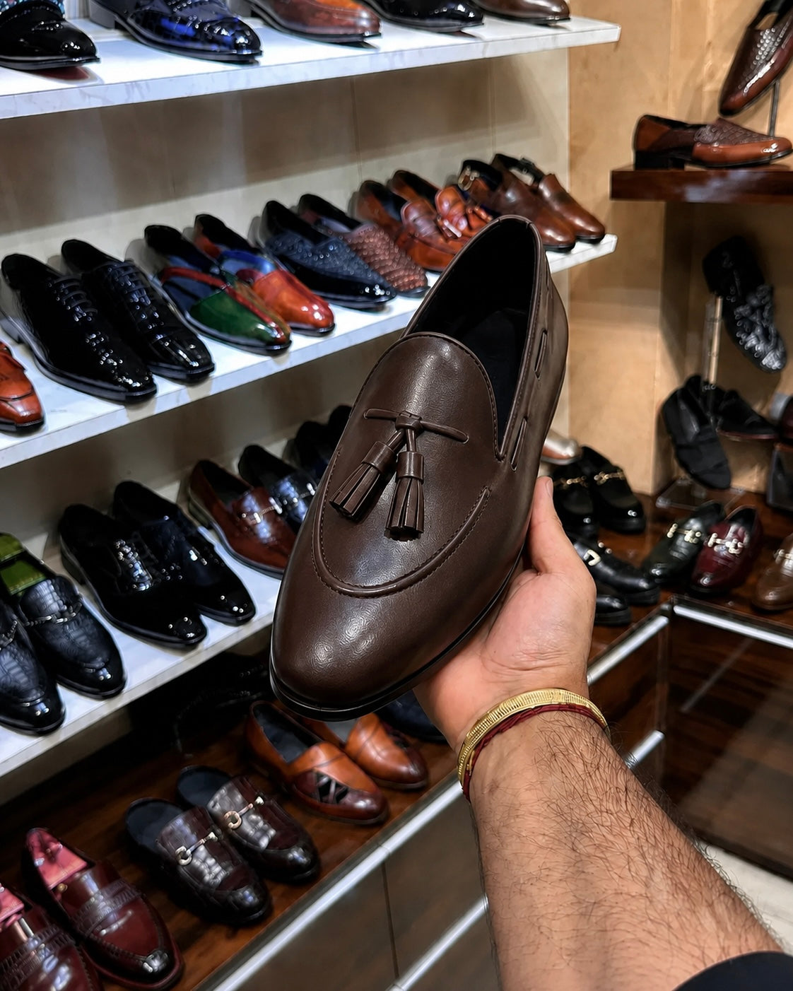Brown Tassel Loafers