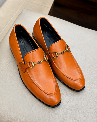Tan Horsebit Loafers