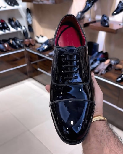 Signature Tux Studded Cap Toe Oxfords with Red Bottoms