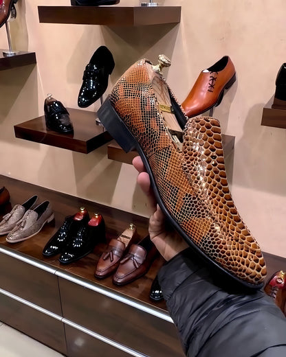 Limited Edition Bloodfire Viper Scaled Moccasins