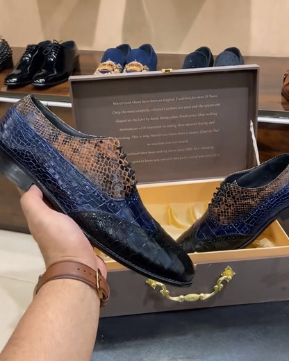 Limited Edition Exotic Wingtip Oxfords