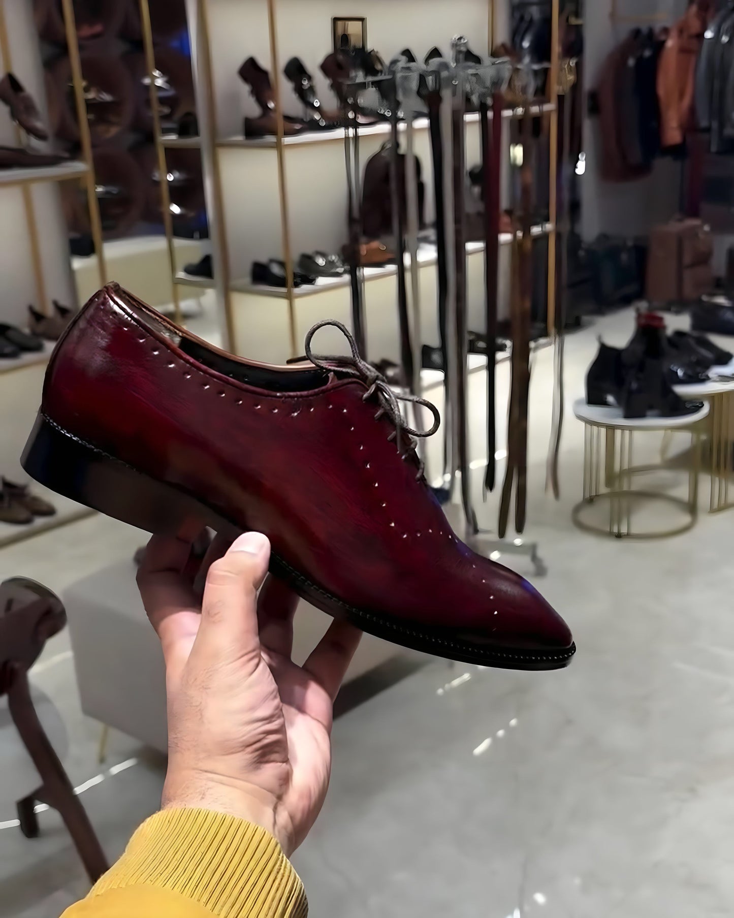Ox-blood Patina Oxfords