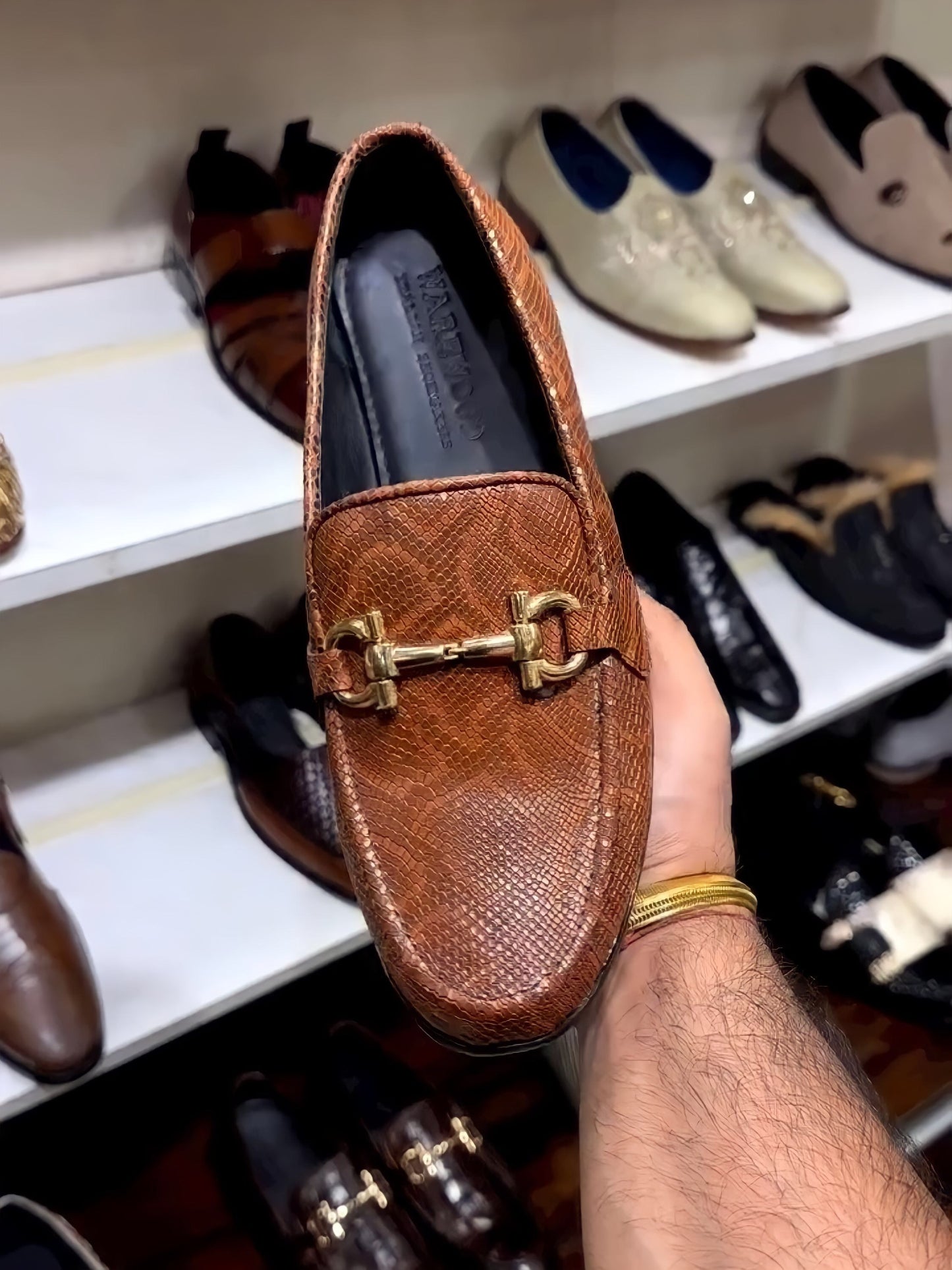 Snake Scaled Ultra-comfortable Driving Loafers